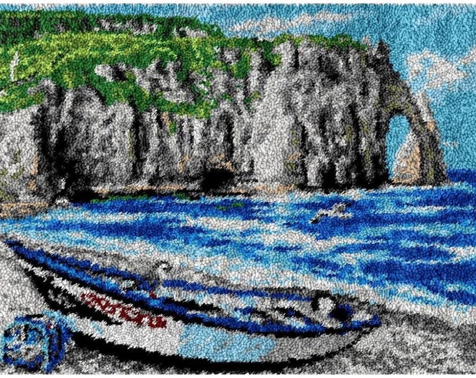 Rug Making Latch Hooking Kit | Boat Cliffs