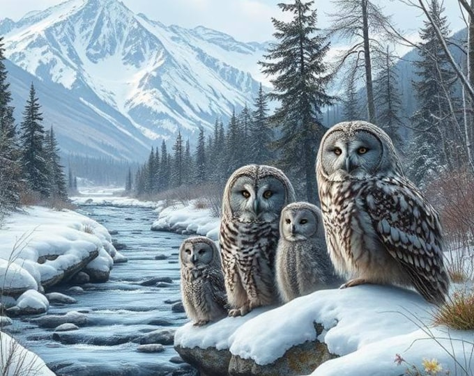 Paint By Numbers | Owls