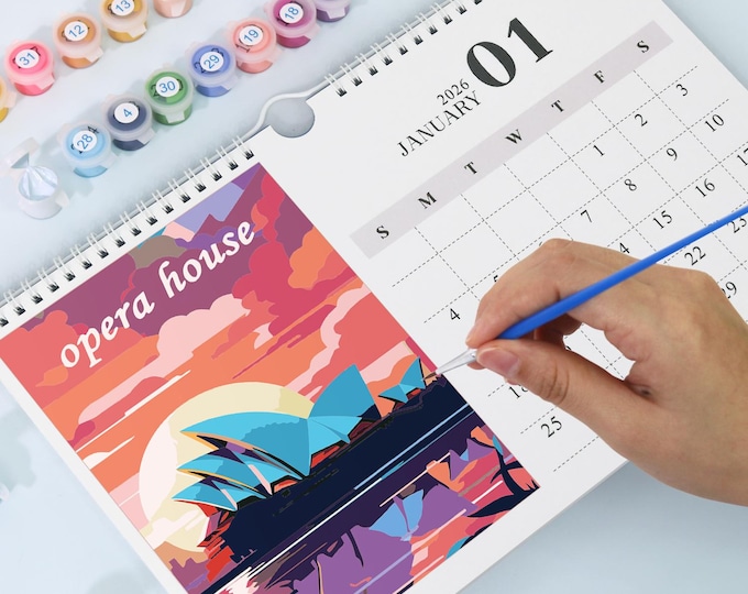2026 Paint by Number Calendar
