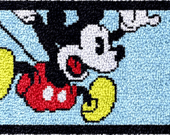 Rug Making Latch Hooking Kit | Cartoon Mouse