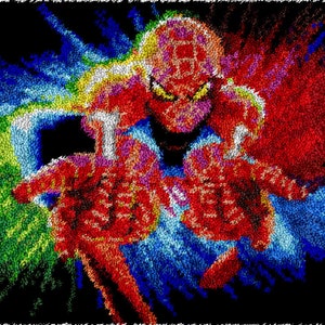 Rug Making Latch Hooking Kit | Superhero