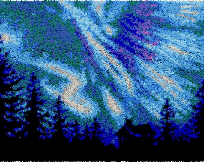 Rug Making Latch Hooking Kit | Aurora