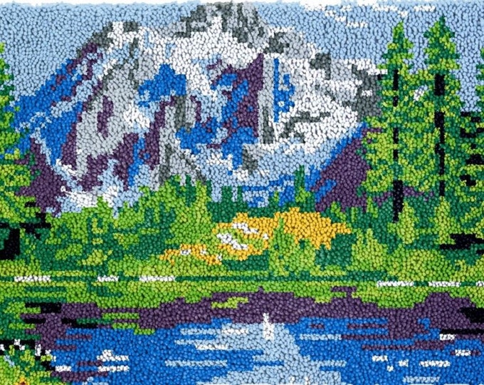 Rug Making Latch Hooking Kit | Serenity Lake