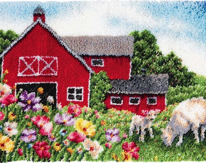 Rug Making Latch Hooking Kit | Animal Farm