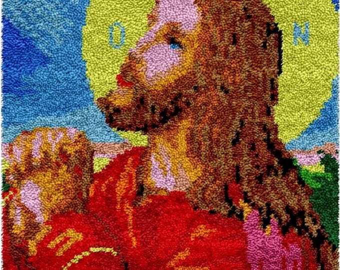 Rug Making Latch Hooking Kit | Praying Jesus