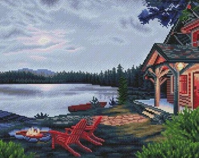 Cross Stitching Pattern PDF | Firepit
