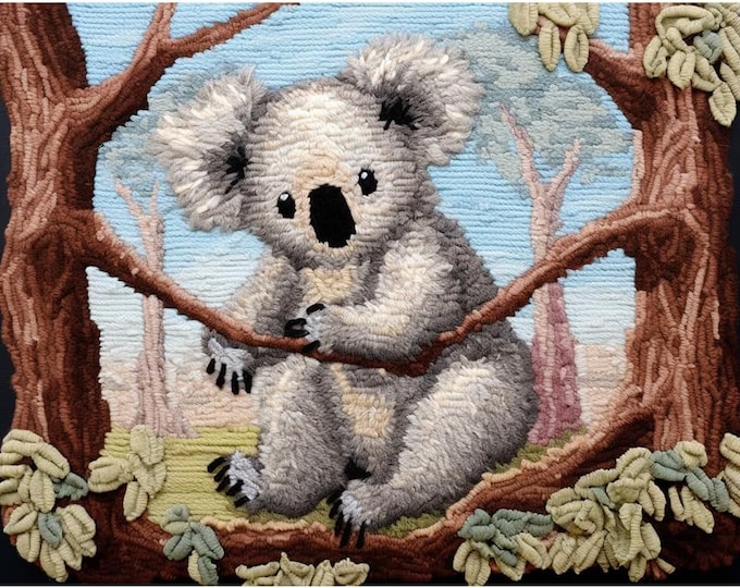 Rug Making Latch Hooking Kit | Koala Beat