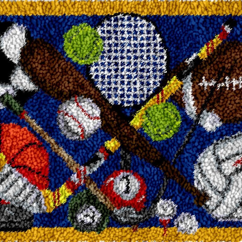 Sports Rug - Etsy
