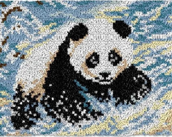 Rug Making Latch Hooking Kit | Panda Running