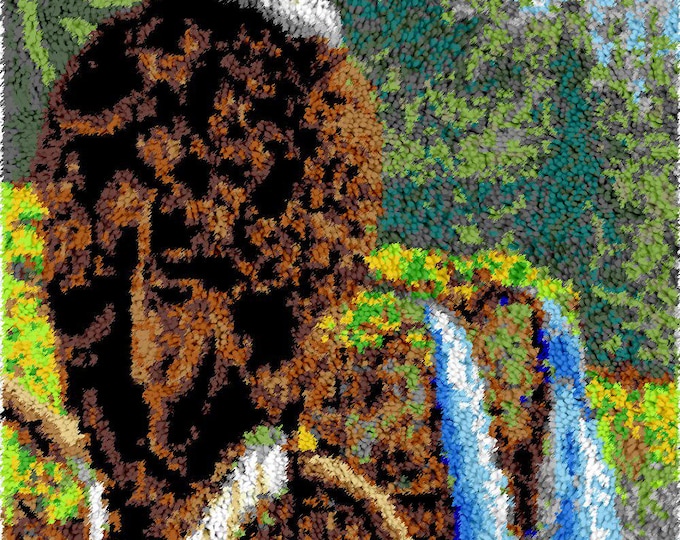 Rug Making Latch Hooking Kit | Eagle Waterfalls