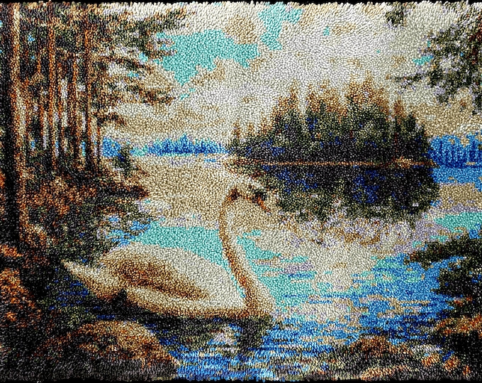 Rug Making Latch Hooking Kit (115 x 80 cm) | Swan