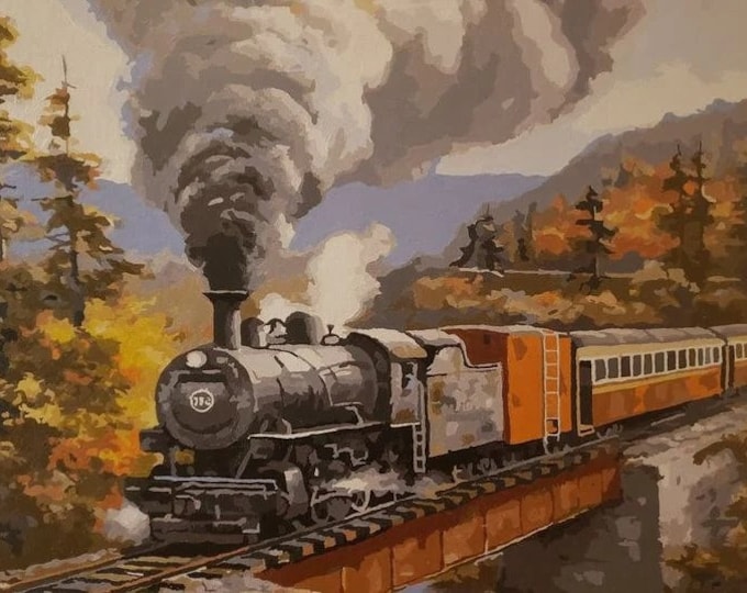 Paint By Numbers | Trains