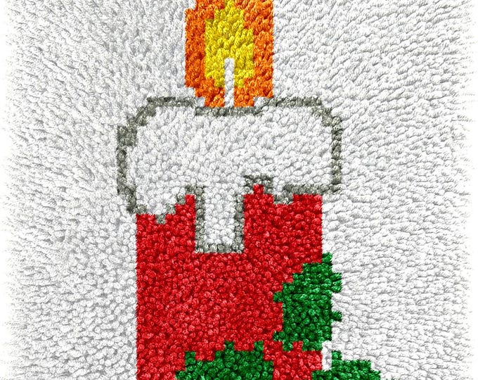 Children’s Rug Making Latch Hooking Kit | Candle