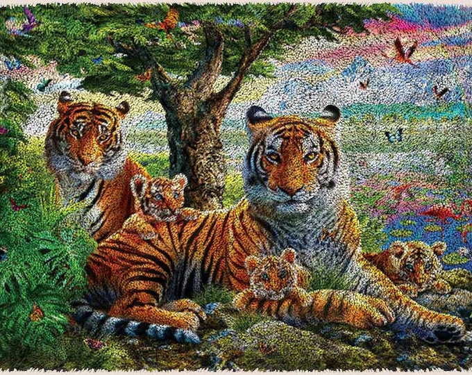 Rug Making Latch Hooking Kit | TigerFamily