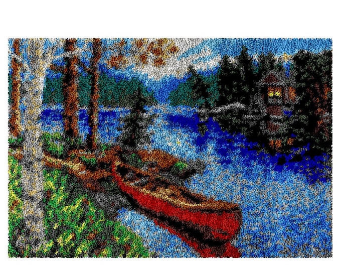 Rug Making Latch Hooking Kit | Canoe