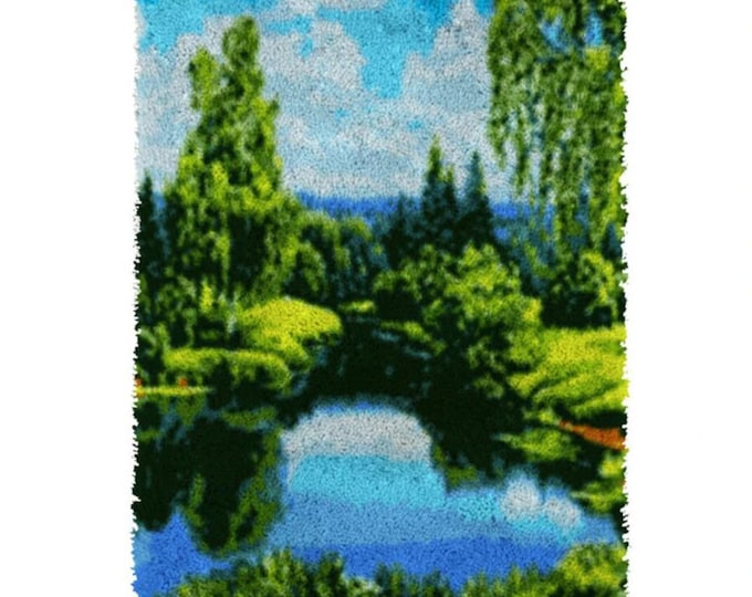 Rug Making Latch Hooking Kit | River