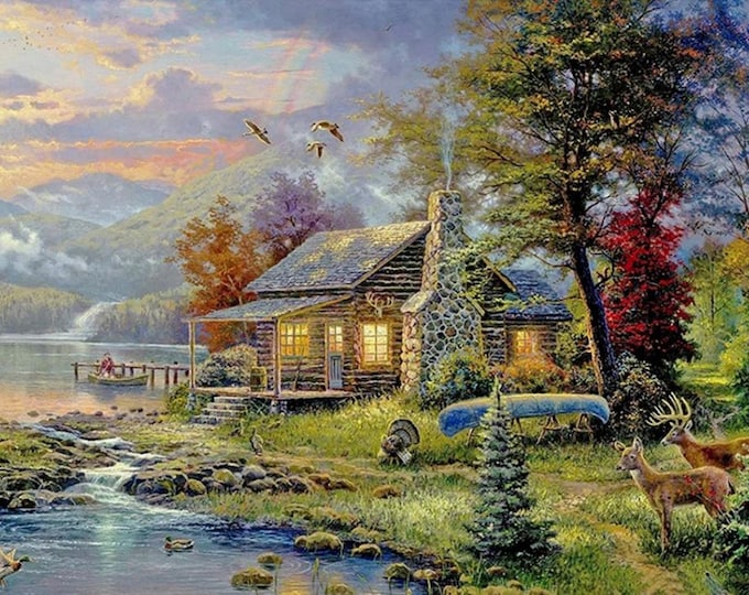 Cross Stitch Needlework Embroidery Kits | Natural Village (printed canvas)