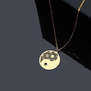 Ying Yang Necklace, Flower of Life Necklace, Breathe Necklace Pendant, Meditation Necklace,Yoga Necklace, Ohm Necklace, Spiritual Necklace