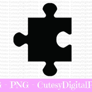 Puzzle Piece SVG, Puzzle Piece Clipart, Puzzle Piece Cut File for Cricut, Puzzle Piece Svg, Puzzleg piece files for cricut, Instant download