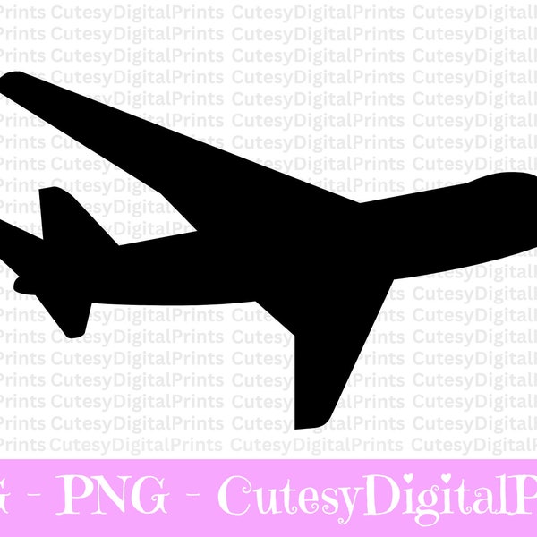 Airplane Svg, Airplane Cut Files, Airplane Vector Files, Plane Svg, Airplane Clip Art, Airplane Silhouette, Cut Files For Cricut