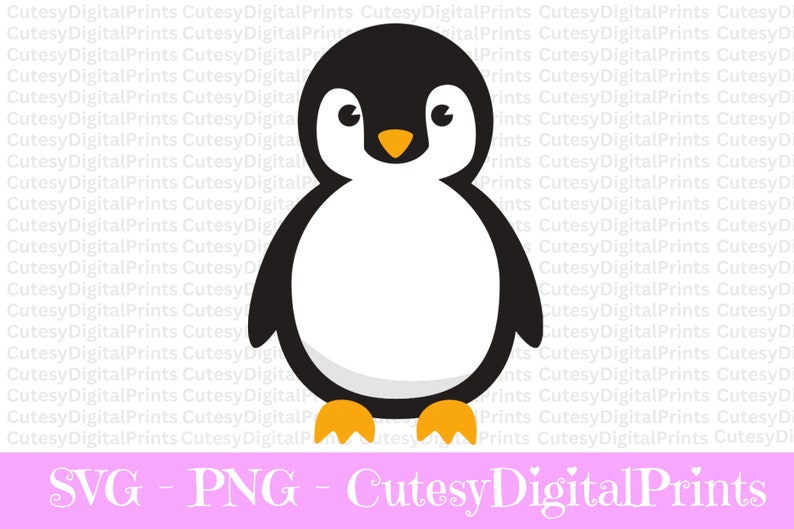 Cute Penguin SVG, Penguin Clipart, Penguin Cricut, Penguin Svg, Baby