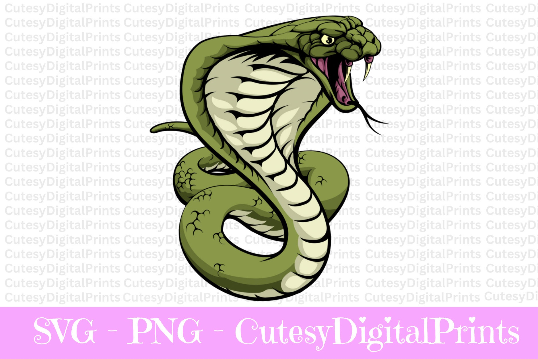 Cobra SVG Snake SVG Cobra Clipart Cobra Files For Cricut Etsy España