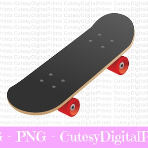 Skateboard Svg, Skateboard PNG, Skater Svg, Skateboard cut files for cricut, Skater cut files for silhouette, Skateboard clip art