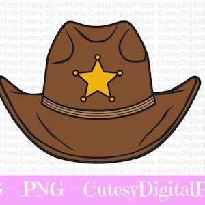 Cowboy Hat SVG, Cowboy SVG, Cowgirl Hat Svg, Western Svg, Cowboy Hat Png, Clipart, Vector, Country Hat Svg, Hat Svg, For Cricut & Silhoutte