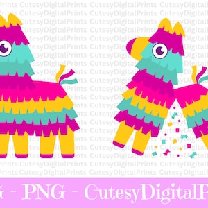 Pinata SVG Fiesta Vector Pinata Clipart Pinata Cricut Pinata Cut File Pinata Silhouette, Mexican Pinata Png Sublimation Design