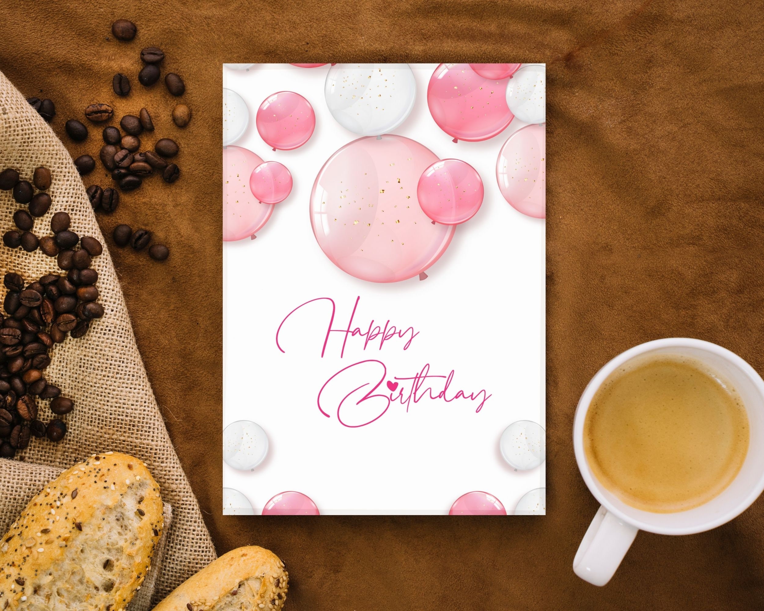 Printable Birthday Card. Birthday Card Printable. Digital Birthday ...