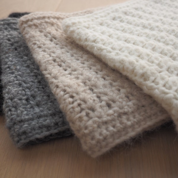 Soft alpaca wool cowl / neck warmer / scarf