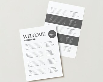 Bearbeitbares Open House Sign-In-Sheet: Real Home-Planer (Canva, Instant Download)