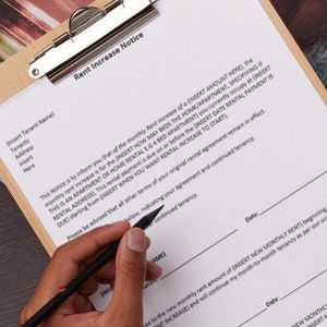Aviso de aumento de alquiler Formulario de aumento de alquiler Carta de aumento de alquiler Aviso de aumento de alquiler Carta de aumento de alquiler Aviso de alquiler editable Inquilino