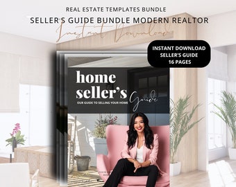 Real Estate Seller Guide Template: Realtor Marketing Packet (Canva, Digital)
