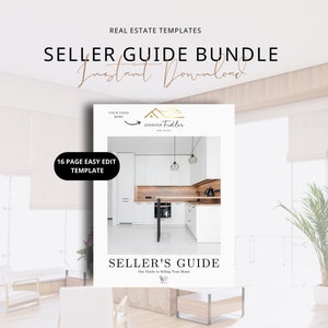 Real Estate Listing Presentation Real Estate Marketing Home Seller Guide Listing Packet CMA Packet Prelisting Packet Canva Seller Guide