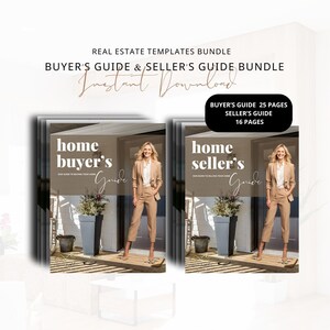 Realtor Buyer & Seller Guide Template Bundle: Canva Editable (Digital Download)