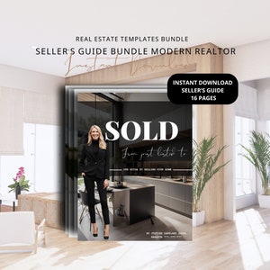 Home Seller Guide Template Real Estate Listing Presentation Real Estate Marketing Home Seller Guide Listing Packet CMA Packet Prelisting