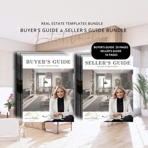 Realtor Buyer & Seller Guide Template Bundle (Canva Editable) (Digital Download)
