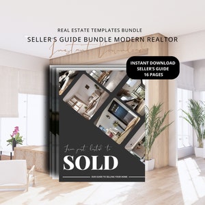 Home Seller Guide Template Real Estate Listing Presentation Real Estate Marketing Home Seller Guide Listing Packet CMA Packet Prelisting