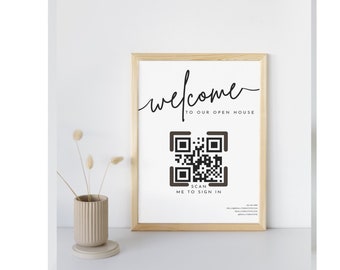 Open House Sign In Sheet Digital Download Open House Sign In Editable Canva Real Estate Marketing Realtor Open House Flyer and Form Download