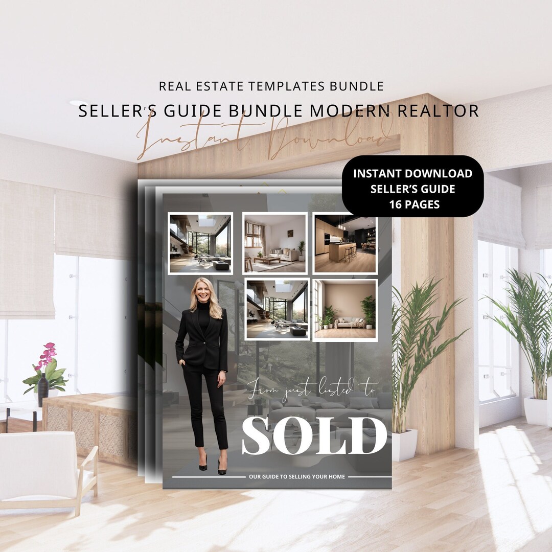 Real Estate Seller Guide Template: Realtor Listing Presentation (canva ...
