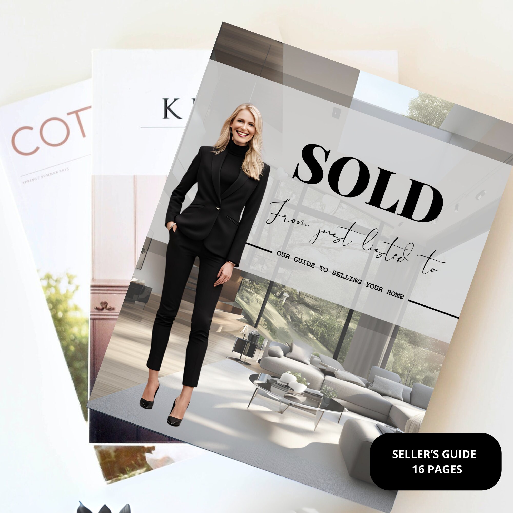 Seller Setting Page Example Real Estate Seller Guide Template: Realtor Listing Presentation (canva ...