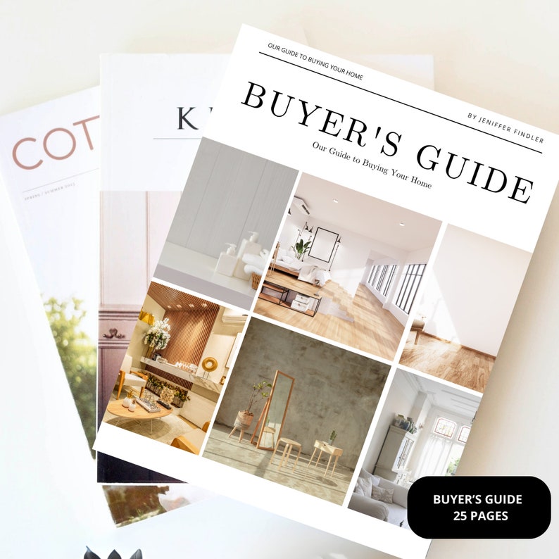 Realtor Buyer & Seller Guide Template Bundle (canva Editable, Digital ...