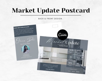 Real Estate Market Update Postcard Template (Digital Download)