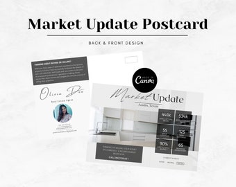 Real Estate Market Update Postcard Template (Digital Download)