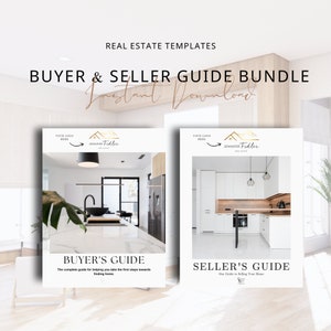 Real Estate Listing Presentation Buyer Presentation Seller Presentation Template Printable Home Seller and Home Buyer Guide Template Canva