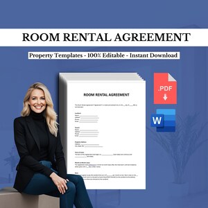 Basic Rental Agreement Template Printable Landlord Form Editable Lease Contract Google Doc Word PDF Simple Rental Agreement Fillable Edit