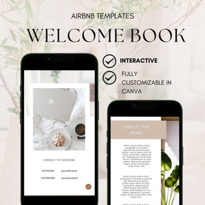 Welcome Book for Airbnb Hosts Vacation Rental Guestbook Template Welcome Template for Airbnb Host  Manual for VRBO Short Term Rental Digital