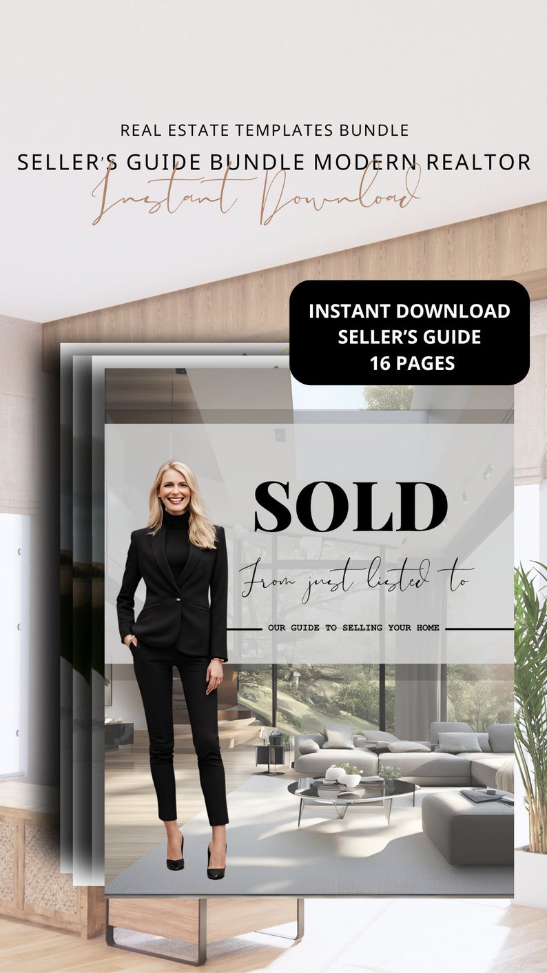 Real Estate Seller Guide Template: Realtor Listing Presentation (canva ...