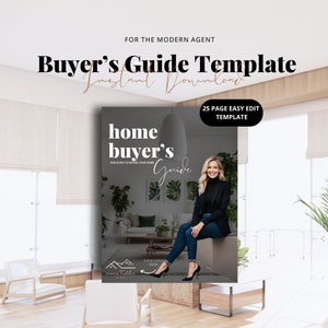Real Estate Home Buyer Guide Buyer Packet Real Estate Marketing Real Estate Canva Template Home Buyer Roadmap Buyer Consultation Packet